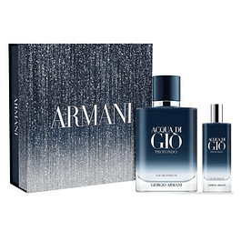 ACQUA DI GIO PROFONDO EDP 100 ML + 15 ML RECARGABLE/REFILL 2025 - ARMANI