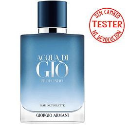 Acqua Di Gio Profondo EDT 100 ML  For Men ( Tester-Probador) - Giorgio Armani