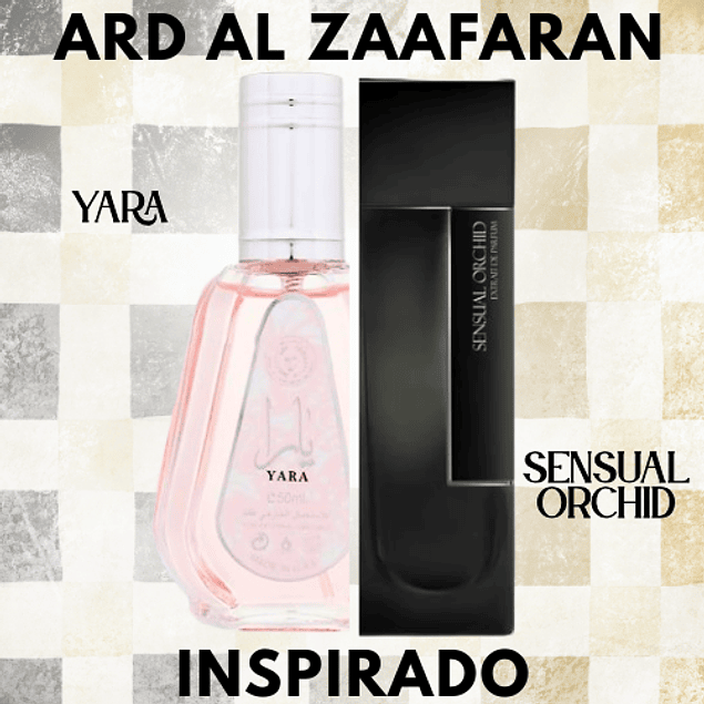 YARA FOR WOMEN EDP 50 ML MUJER (SIN CELOFAN) - BY ARD AL ZAAFARAN (INSPIRADO SENSUAL ORCHID DE LAURENT MAZZONE PARFUMS)