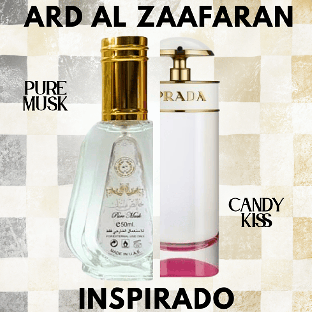 PURE MUSK EDP 50 ML UNISEX  - ARD AL ZAAFARAN (INSPIRADO EN CANDY KISS DE PRADA)