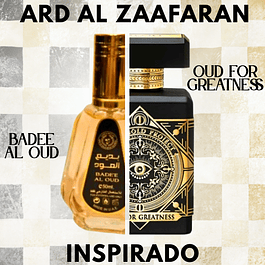 BADEE AL OUD EDP 50 ML UNISEX - ARD AL ZAAFARAN (INSPIRADO EN OUD FOR GREATNESS DE INITIO PARFUMS PRIVES)