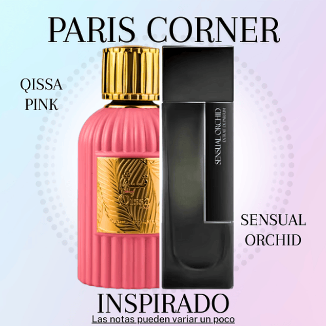 QISSA PINK EDP 100 ML FOR WOMEN - PARIS CORNER (INSPIRADO EN BURBERRY HER ELIXIR)
