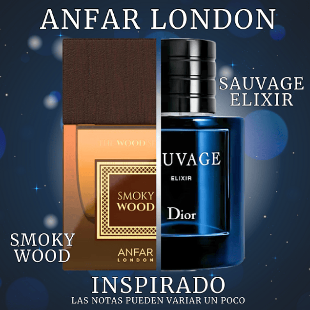 SMOKY WOOD EXTRAIT DE PARFUM 100 ML FOR MEN - ANFAR LONDON