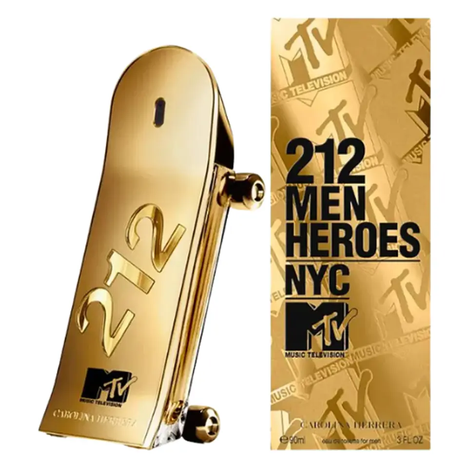 212 MEN HEROES NYC MTV EDT 90 ML - CAROLINA HERRERA 1