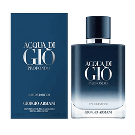 ACQUA DI GIO PROFONDO EDP 100 ML RECARGABLE - GIORGIO ARMANI
