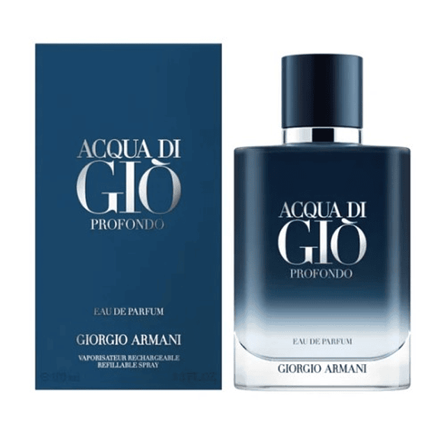 ACQUA DI GIO PROFONDO EDP 100 ML RECARGABLE - GIORGIO ARMANI