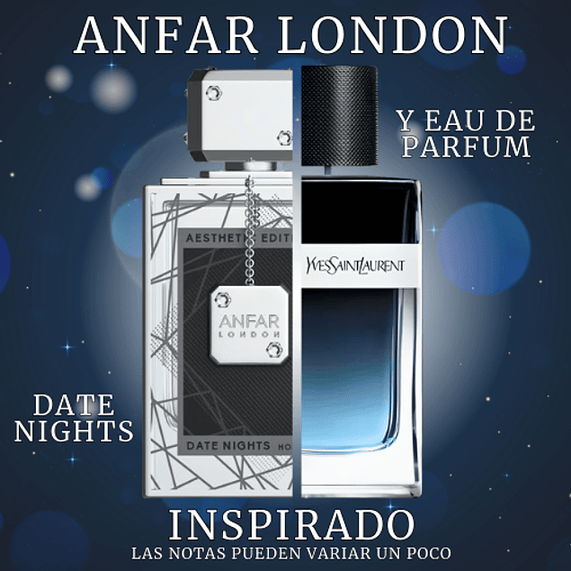 DATE NIGHTS EXTRAIT DE PARFUM 100 ML FOR MEN - ANFAR LONDON