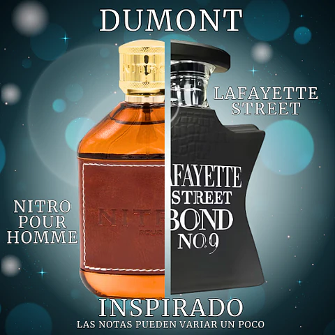 NITRO POUR HOMME EDP 100 ML  -  DUMONT (INSPIRADO EN LAFAYETTE STREET)
