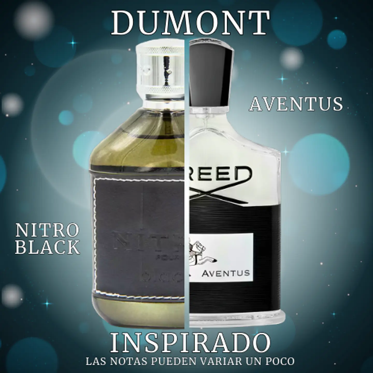 NITRO BLACK MAN EDP 100 ML  -  DUMONT (INSPIRADO EN ABSOLU AVENTUS 2023) 2