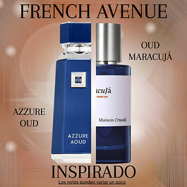 AZZURE AOUD EDP 100 ML FOR MEN - FRENCH AVENUE (INSPIRADO EN OUD MARACUJA MAISON CRIVELLI)