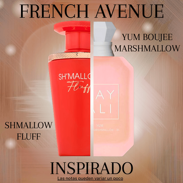 SH'MALLOW FLUFF EDP 100 ML FOR WOMEN - FRENCH AVENUE - (INSPIRADO EN CLOUD CANDY BY KHADLAJ)