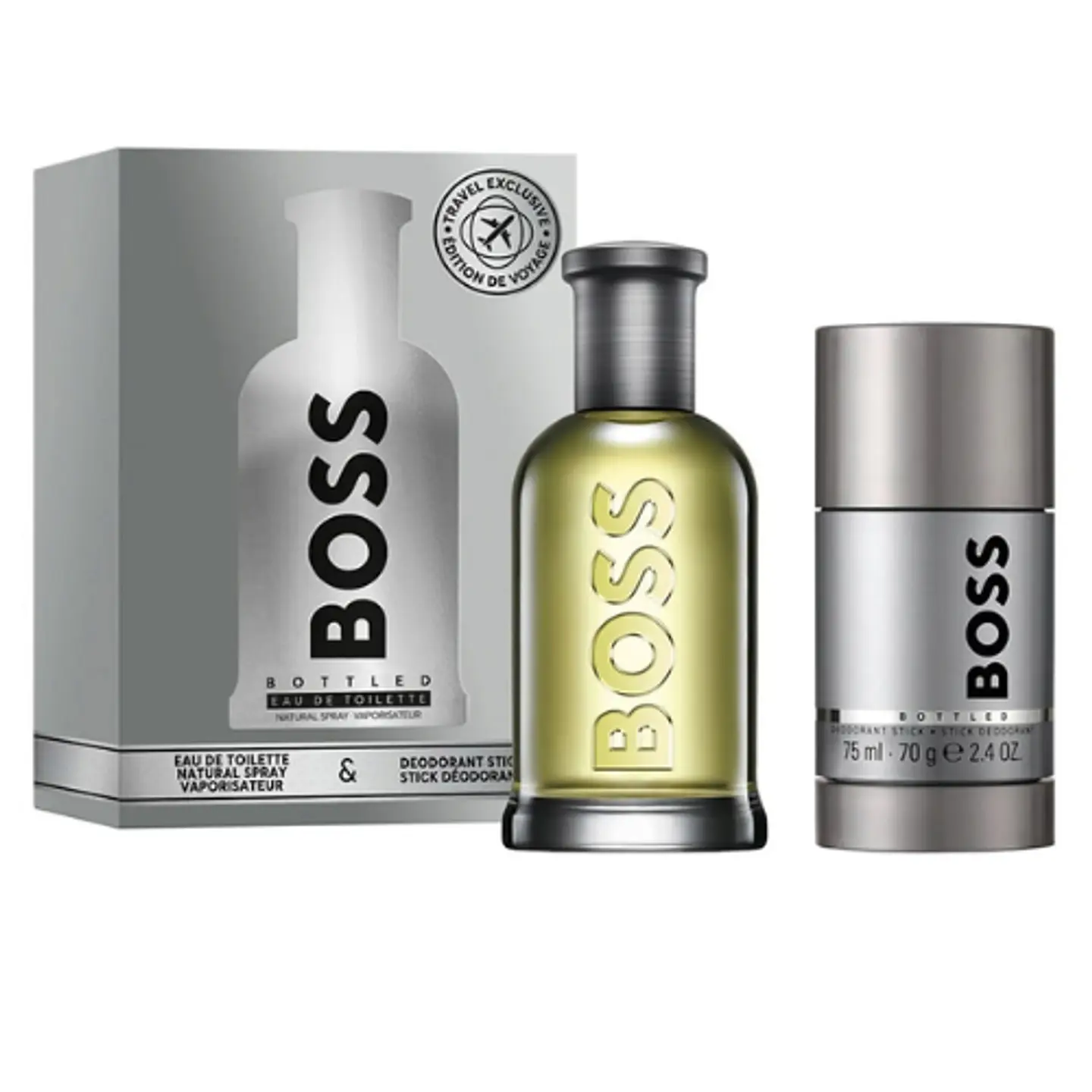 BOSS BOTTLED N°6 EDT 100 ML + DEO STICK 75 ML SET  - HUGO BOSS 1