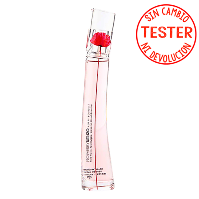 FLOWER BY KENZO POPPY BOUQUET EDP 50 ML  (TESTER - PROBADOR)  - KENZO