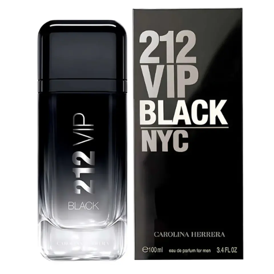 212 VIP BLACK MEN EDP 100 ML - CAROLINA HERRERA 1