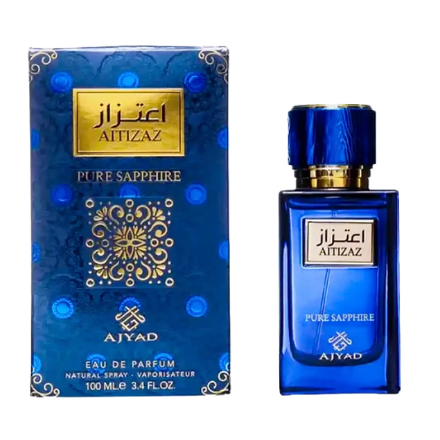 AITIZAZ PURE SAPPHIRE EDP 100 ML UNISEX - AJYAD
