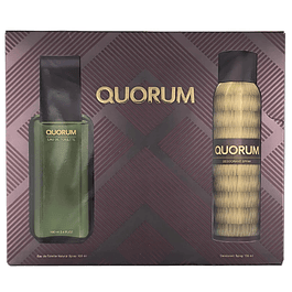 QUORUM EDT 100 ML + DEO 150 ML ESTUCHE - PUIG