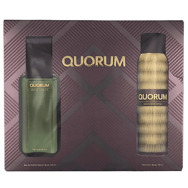 QUORUM EDT 100 ML + DEO 150 ML ESTUCHE - PUIG