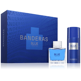 BLUE SEDUCTION FOR MEN EDT 100 ML + DEODORANT 150 ML ESTUCHE - ANTONIO BANDERAS