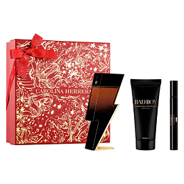 BAD BOY ELIXIR  EDP 100 ML + TRAVEL 10 ML + GEL DUCHA 100 ML SET - CAROLINA HERRERA