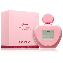 HER SECRET PINK ABSOLU EDP 80 ML -  ANTONIO BANDERAS