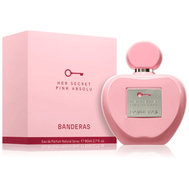 HER SECRET PINK ABSOLU EDP 80 ML -  ANTONIO BANDERAS