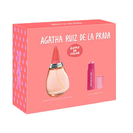 GOTAS DE COLOR EDT 100 ML + BARRA DE LABIOS Y MEJILLAS 5G SET - AGATHA RUIZ DE LA PRADA