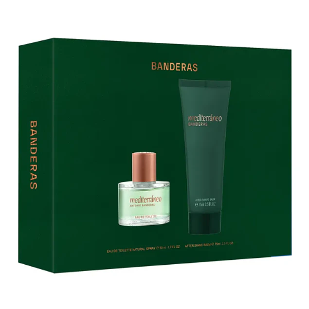 MEDITERRANEO EDT 50 ML + AFTER SHAVE 75 ML SET - ANTONIO BANDERAS