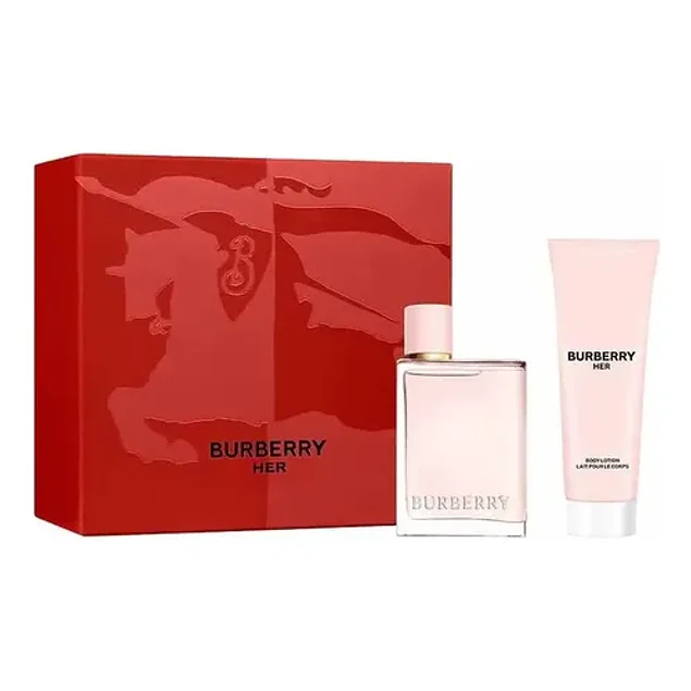 BURBERRY HER EDP 50 ML + BODY LOTION 100 ML -  BURBERRY