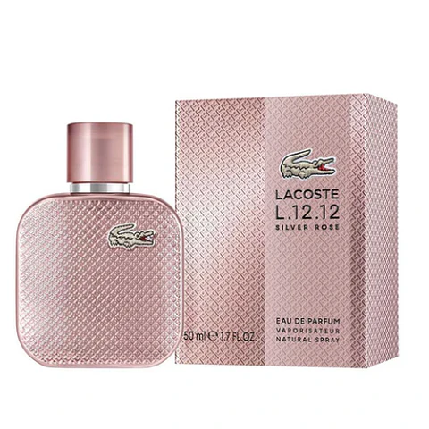 L.12.12 SILVER ROSE EDP 50 ML - LACOSTE