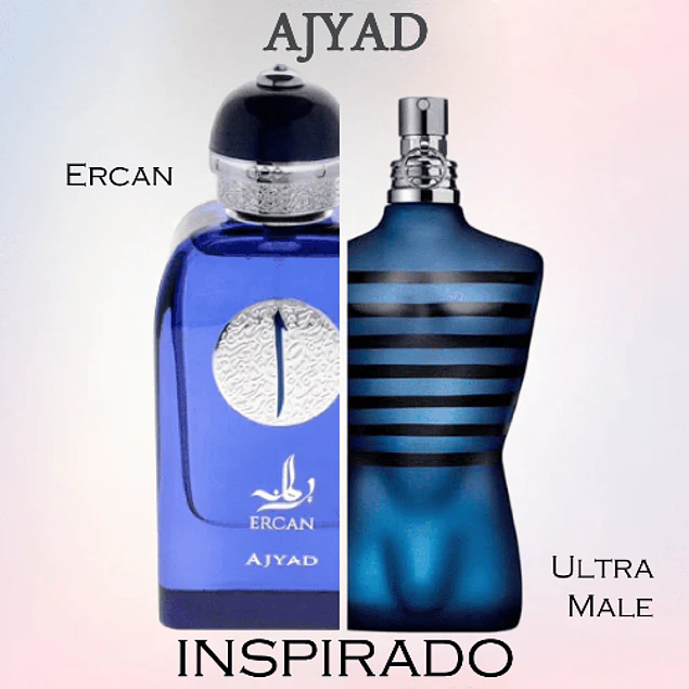 ERCAN EDP 100 ML FOR MEN - AJYAD (INSPIRADO EN ULTRA MALE)
