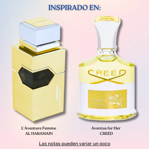L'AVENTURE FEMME EDP 200 ML - AL HARAMAIN (INSPIRADO EN AVENTUS FOR HER )
