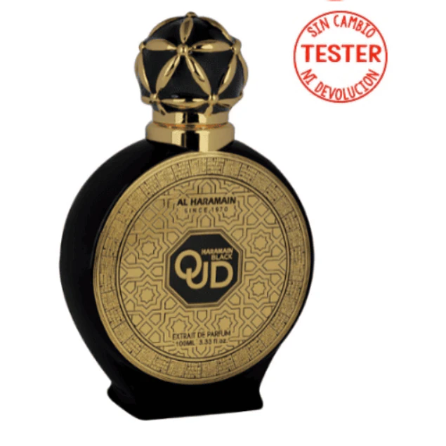 BLACK OUD EXTRAIT DE PARFUM 100 ML UNISEX (TESTER-PROBADOR) - AL HARAMAIN (INSPIRADO EN GAO)