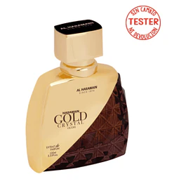 GOLD CRYSTAL OUDH EXTRAIT DE PARFUM 100 ML FOR MEN (TESTER-PROBADOR) - AL HARAMAIN (INSPIRADO EN PRIVE ROUGE MALACHITE)