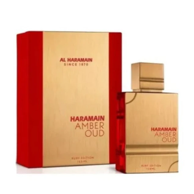 HARAMAIN AMBER OUD RUBY EDITION EDP 120 ML UNISEX - AL HARAMAIN (INSPIRADO EN BACCARAT ROUGE 540)