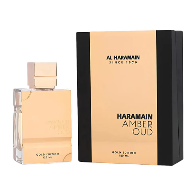 AMBER OUD GOLD EDITION EDP 120 ML UNISEX - AL HARAMAIN (INSPIRADO EN ERBA PURA)