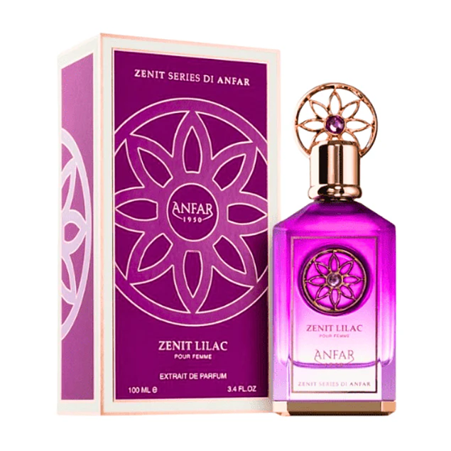 ZENIT LILAC EXTRAIT DE PARFUM 100 ML FOR WOMAN - ANFAR 1950 (INSPIRADO EN TWIST OF GISSAH IMPERIAL VALLEY + AVENTUS)