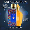 CHEF D’OEUVRE EXTRAIT DE PARFUM 80 ML FOR MEN - ANFAR LONDON - (INSPIRADO EN ERBA GOLD)