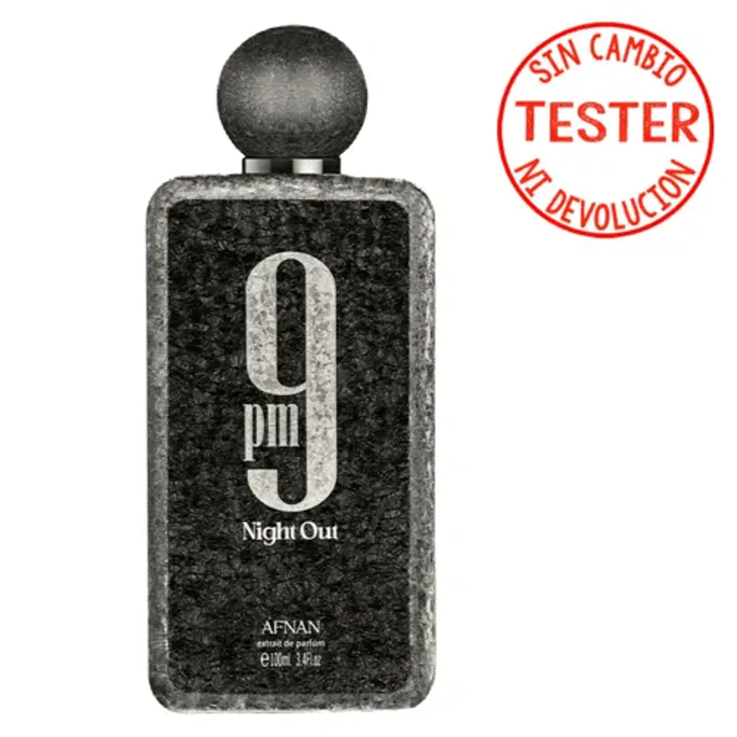 9 PM NIGHT OUT 100 ML EXTRAIT DE PARFUM UNISEX (TESTER-PROBADOR) -  AFNAN - (INSPIRADO EN FOREVER WANTED ELIXIR) 1