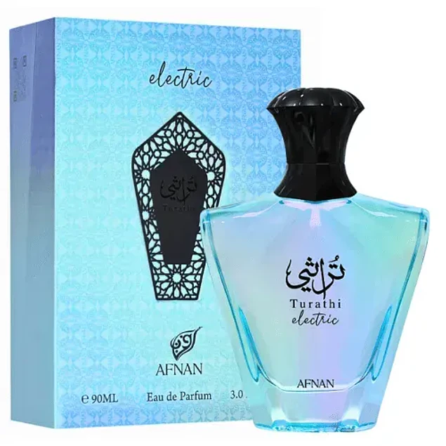 TURATHI ELECTRIC EDP 90 ML UNISEX - AFNAN - (INSPIRADO EN BLUE TALISMAN)