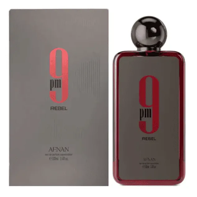 9 PM REBEL EDP 100 ML UNISEX - AFNAN - (INSPIRADO EN BACCARAT ROUGE 540 EXTRAIT DE PARFUM)