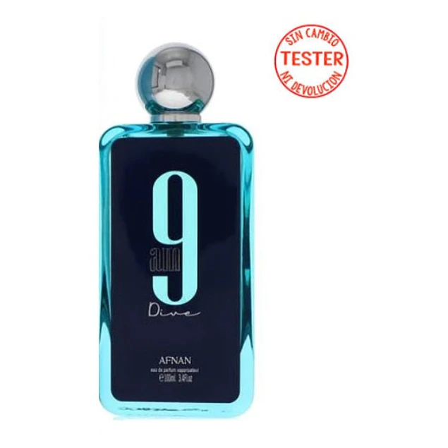 9 AM DIVE EDP 100 ML UNISEX (TESTER-PROBADOR) - AFNAN - (INSPIRADO EN Y)