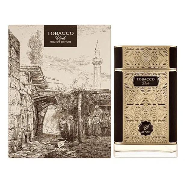 TOBACCO RUSH EDP 80 ML UNISEX - AFNAN (INSPIRADO EN MYSTERY TOBACCO)