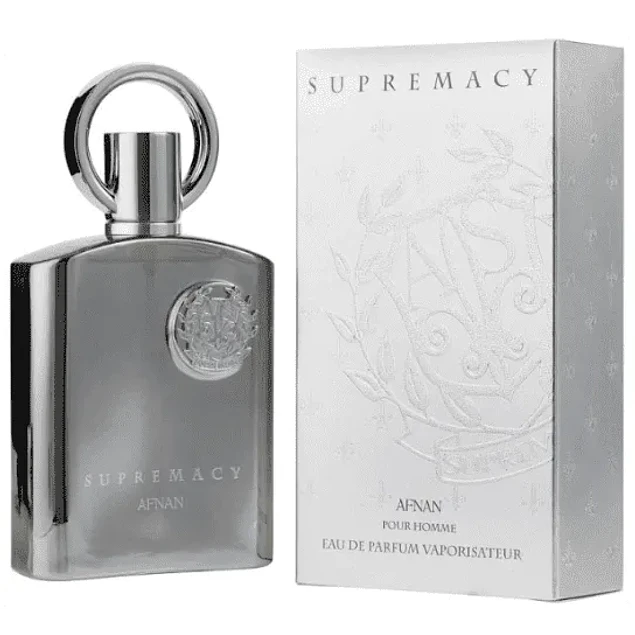 SUPREMACY SILVER HOMME EDP 150 ML FOR MEN - AFNAN  (INSPIRADO EN AVENTUS)