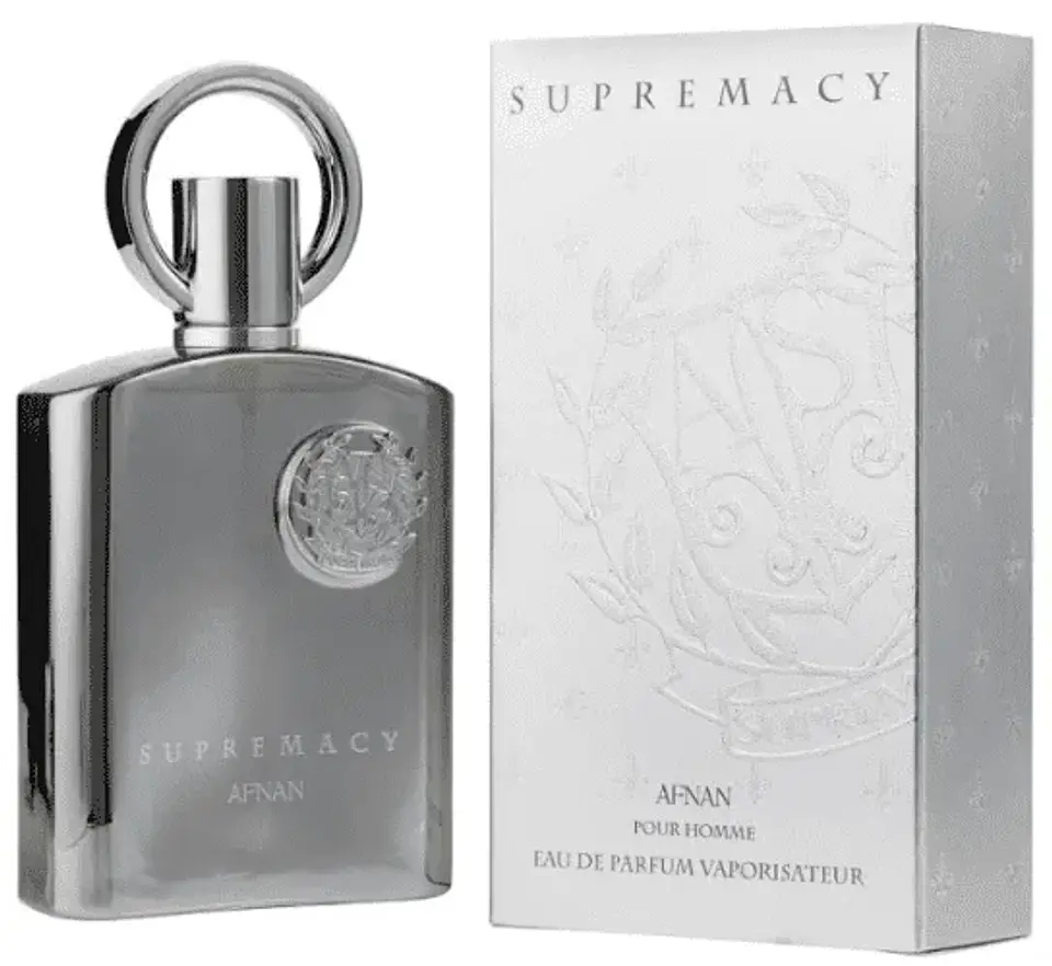 SUPREMACY SILVER HOMME EDP 150 ML FOR MEN - AFNAN  (INSPIRADO EN AVENTUS) 1
