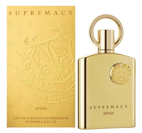 SUPREMACY GOLD EDP 100 ML UNISEX - AFNAN (INSPIRADO EN CUIR BÉLUGA)