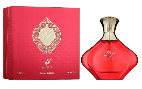 TURATHI RED EDP 90 ML FOR WOMEN - AFNAN (INSPIRADO EN ROSES GREEDY)