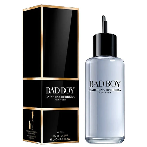 BAD BOY EDT 200 ML - (RECARGA) - CAROLINA HERRERA
