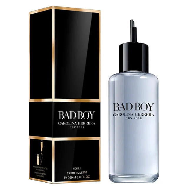BAD BOY EDT 200 ML - (RECARGABLE) - CAROLINA HERRERA