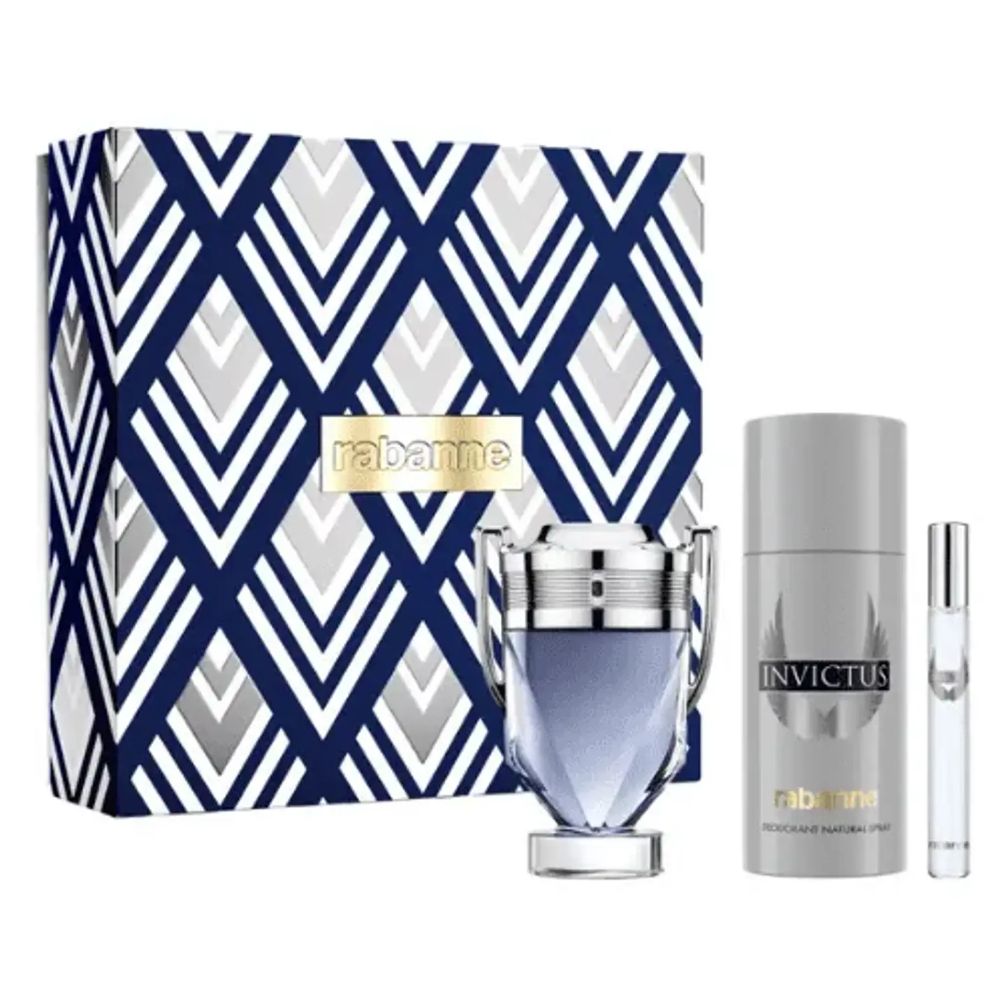INVICTUS EDT 100 ML + TRAVEL 10 ML + DEO 150 ML ESTUCHE - PACO RABANNE 1