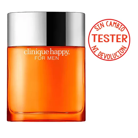 CLINIQUE HAPPY FOR MEN COLOGNE EDT 100 ML  (TESTER - PROBADOR) - CLINIQUE